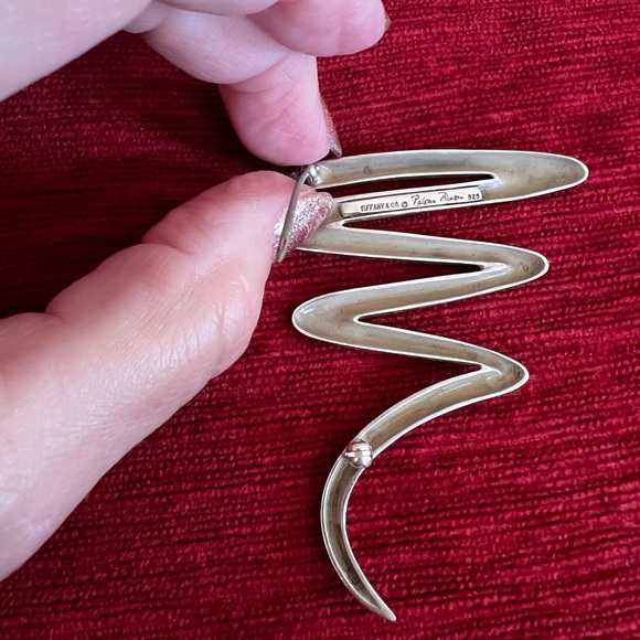 Tiffany & Co. Silver Zigzag Brooch - Picture 3 of 7
